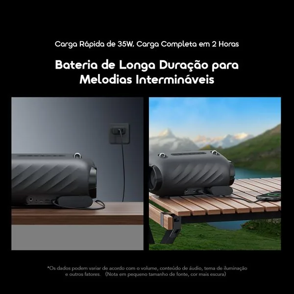 SpaceBox Pro · Preto · Som 80W 4