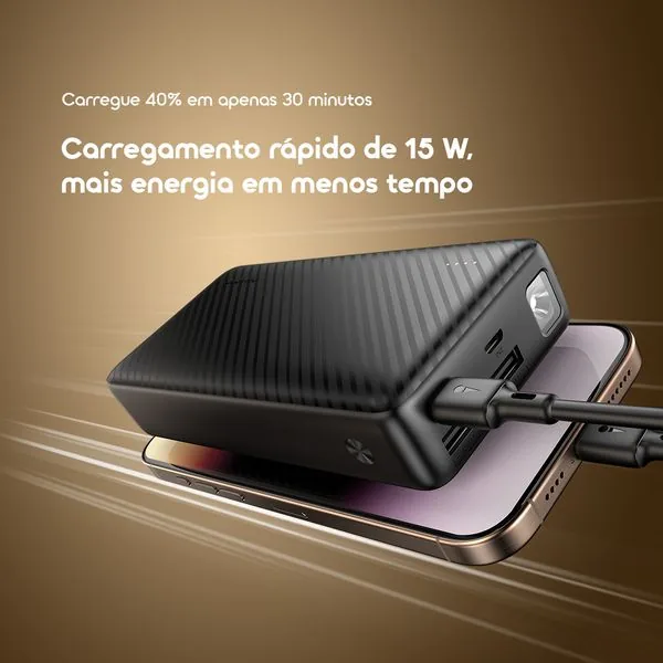 Traveler 15 · Preto · 20.000mAh 4