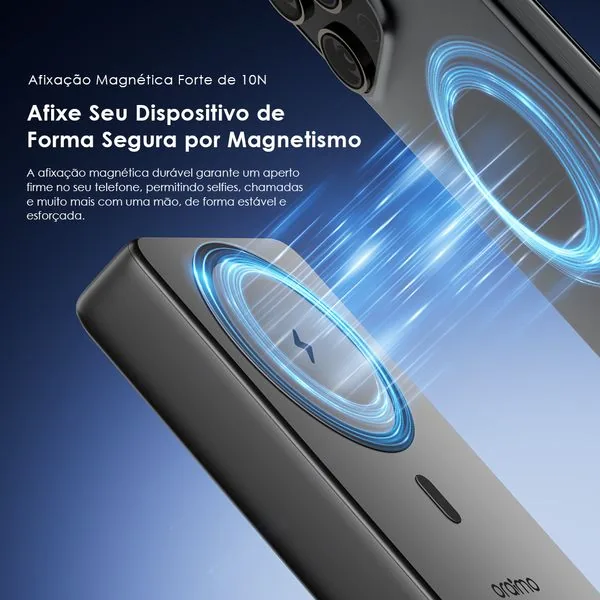 MagPower 15 · Preto · Carga rápida 22,5W 2