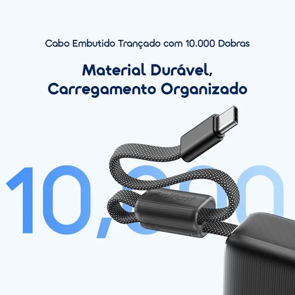 PowerNova L11 · Preto · Carga rápida 22,5W 4