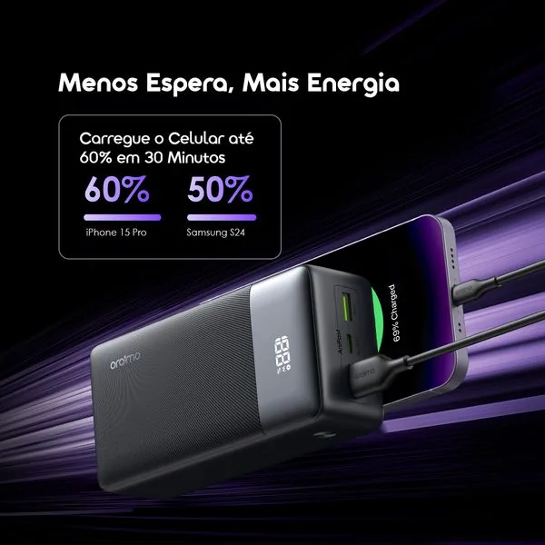 PowerNova QF1 · Preto · 27.000mAh 3