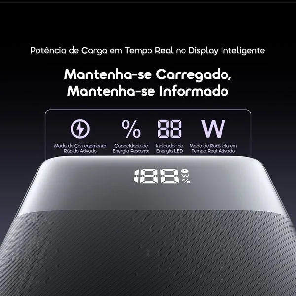 PowerNova QF1 · Preto · 27.000mAh 4