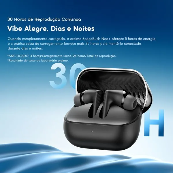 SpaceBuds Neo+ · Preto · ANC + 360° 2