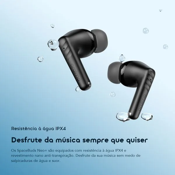 SpaceBuds Neo+ · Preto · ANC + 360° 3