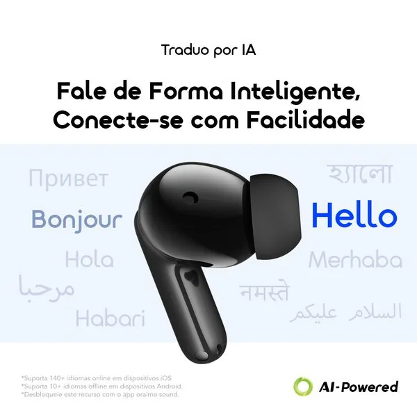 SpaceBuds Lite 2 · Preto · Áudio 360° 2