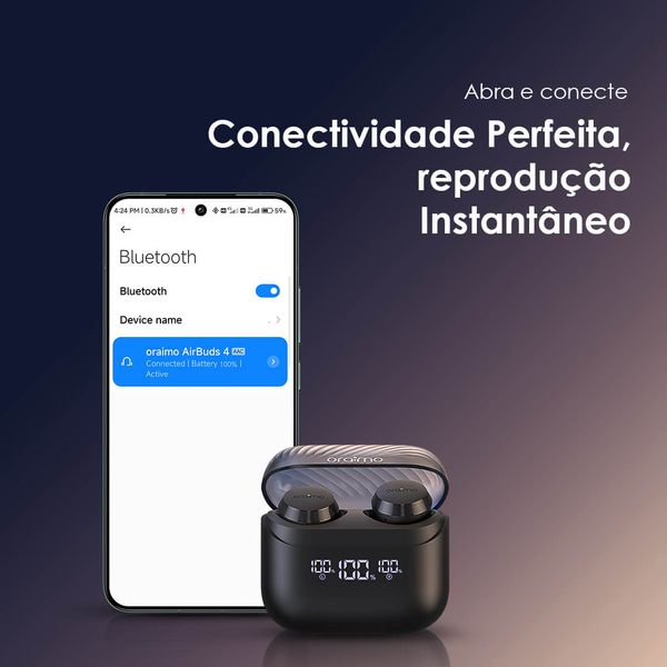 AirBuds 4 ENC Verdadeiros fones de Ouvido sem fio 8