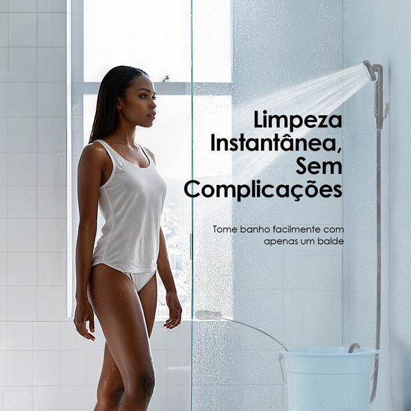 AquaFlex Chuveiro portátil 60min de uso 8