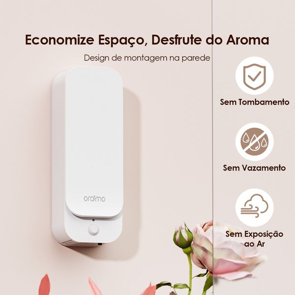 AromaGlow Difusor de aromaterapia de parede sem água 6