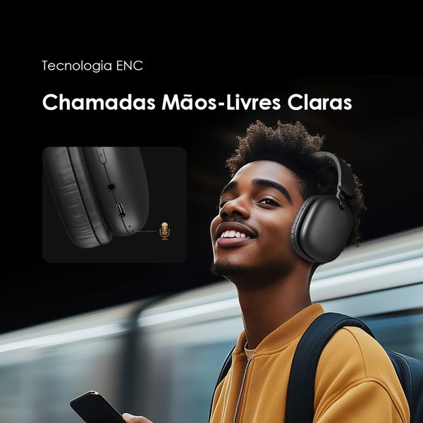 BoomPopLite Auscultadores sem fios ENC Over-Ear 6
