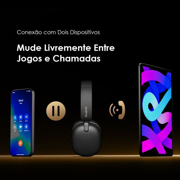 BoomPopLite Auscultadores sem fios ENC Over-Ear 8