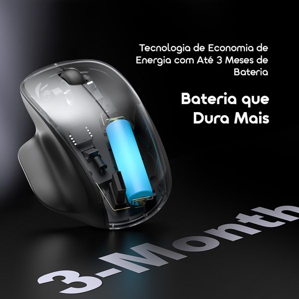 ClickFlow 2 Rato sem fio ergonómico multimodo 2