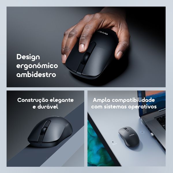 ClickFlow Rato sem fios de 1600 CPI 4