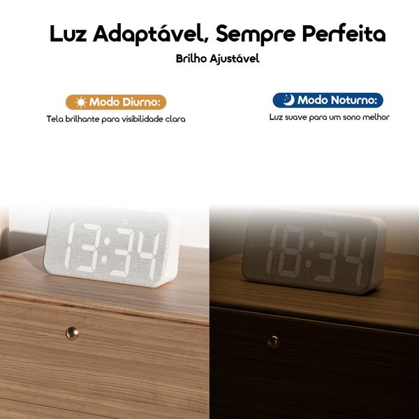ClockPoint Air Despertador recarregável 4