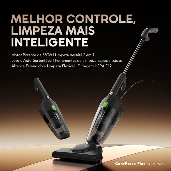 CordForce Flex Corded 2-in-1 Stick Vacuum 2
