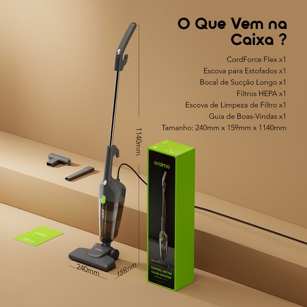CordForce Flex Corded 2-in-1 Stick Vacuum 8
