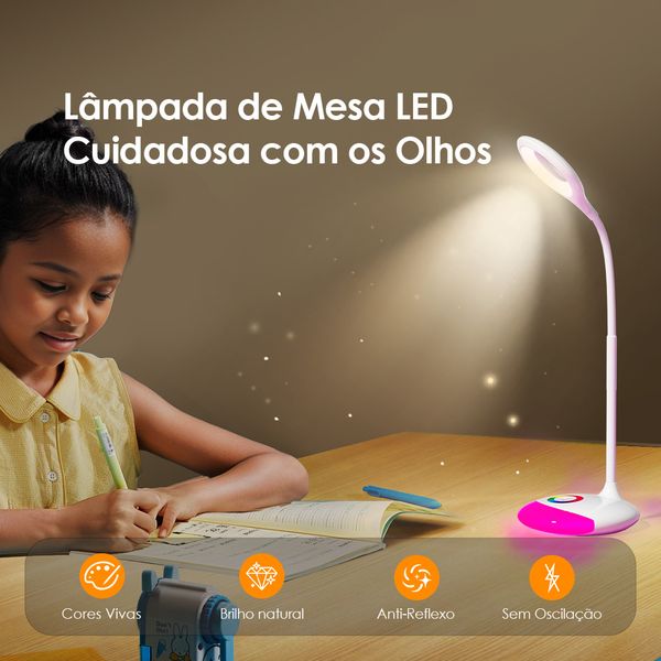 Corner Glow 5W RGB Lâmpada de Mesa com Luz Ambiente 3