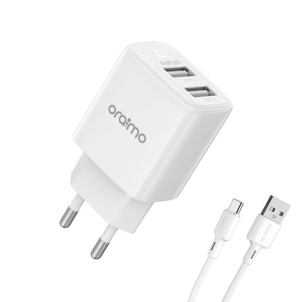 Firefly 2U 12W Kit Carregador de Parede 2