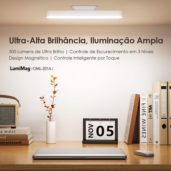 GlowMagnetic Luz magnética de 5W e 300 lúmens, 2 unid. 3