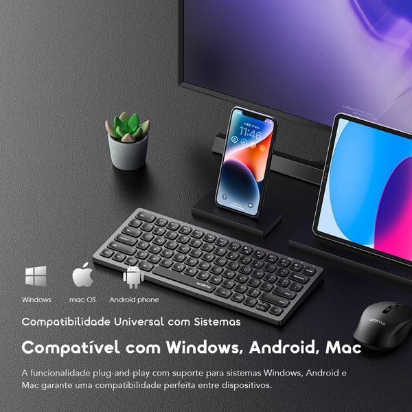 Keyboard kit Kit de teclado e rato sem fios 5