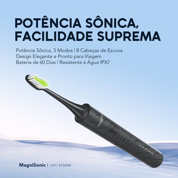 Magnisonic Escova de dentes elétrica Sonic Power 2