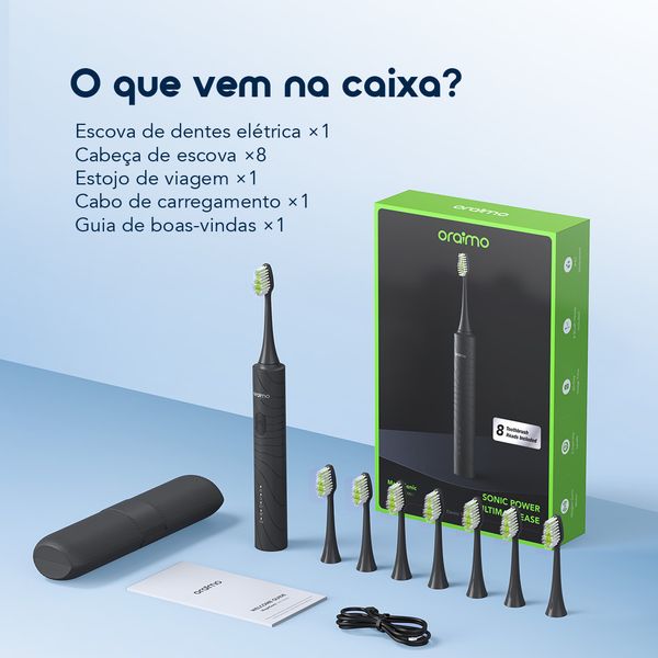 Magnisonic Escova de dentes elétrica Sonic Power 7