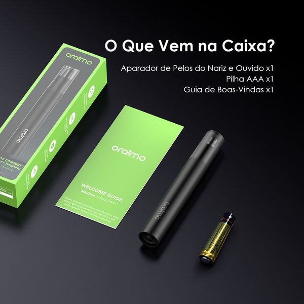 MiniTrim Aparador de Pelos do Nariz e Ouvido 11