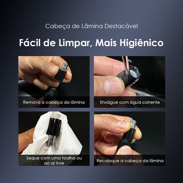 MiniTrim Aparador de Pelos do Nariz e Ouvido 8