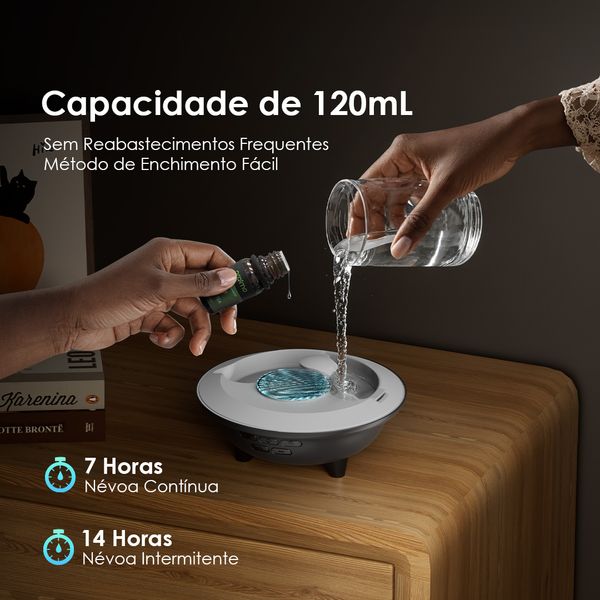 MistGlow 120ml Difusor de Aromas 5