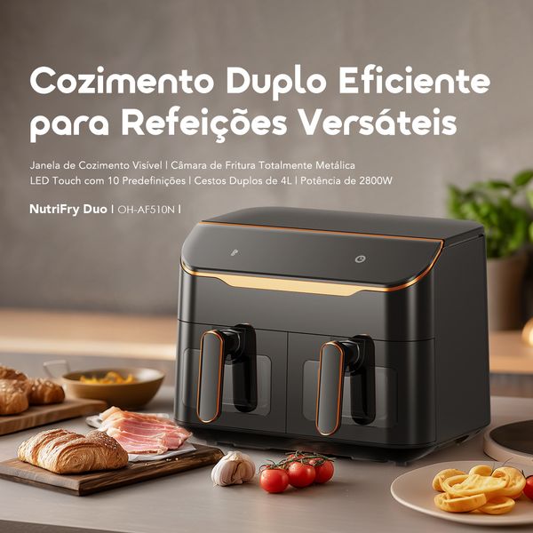 NutriFry Duo 8L 2800W AirFryer 3