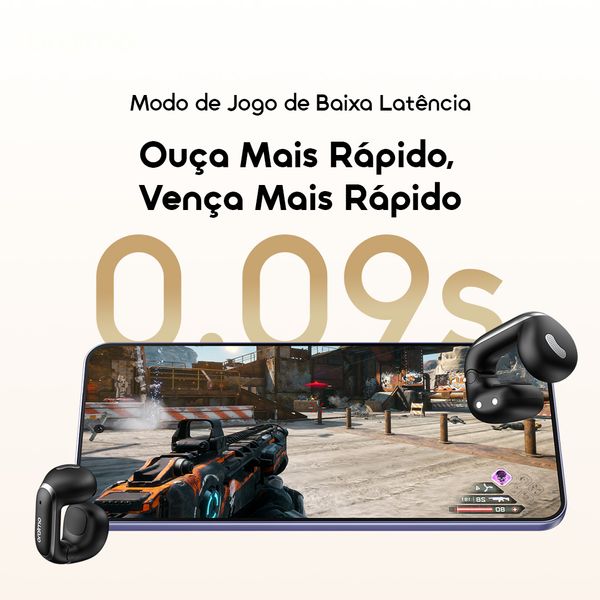 OpenSnap N2 Auscultadores sem fios de carregamento rápido com graves profundos e design aberto 10