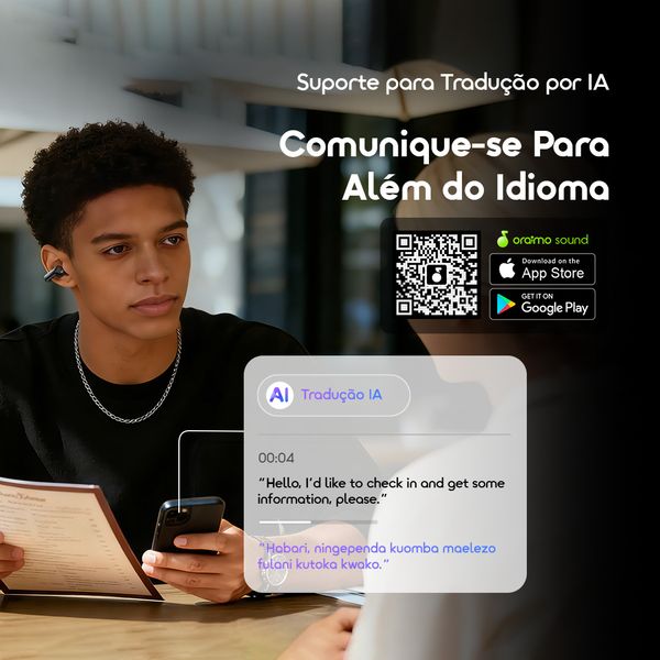 OpenSnap N2 Auscultadores sem fios de carregamento rápido com graves profundos e design aberto 7