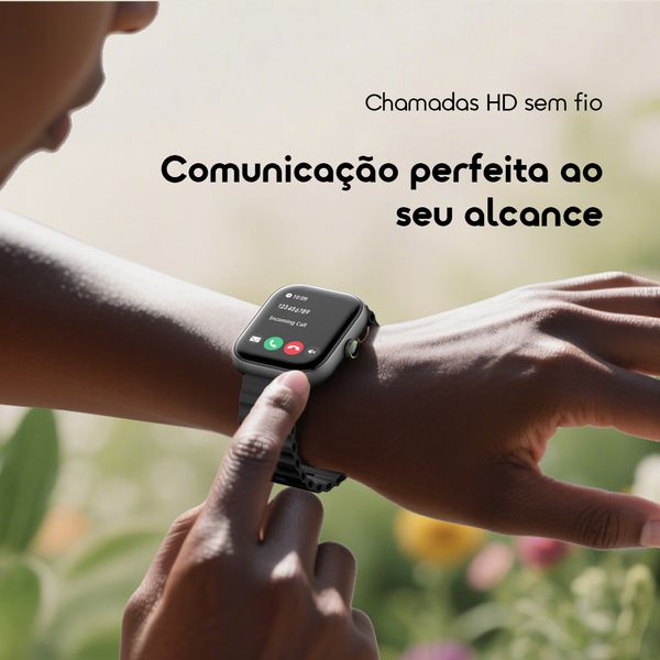 oraimo Watch 6 Relógio inteligente com monitor de ritmo cardíaco e oxigénio no sangue com ecrã TFT de 2,04" 5