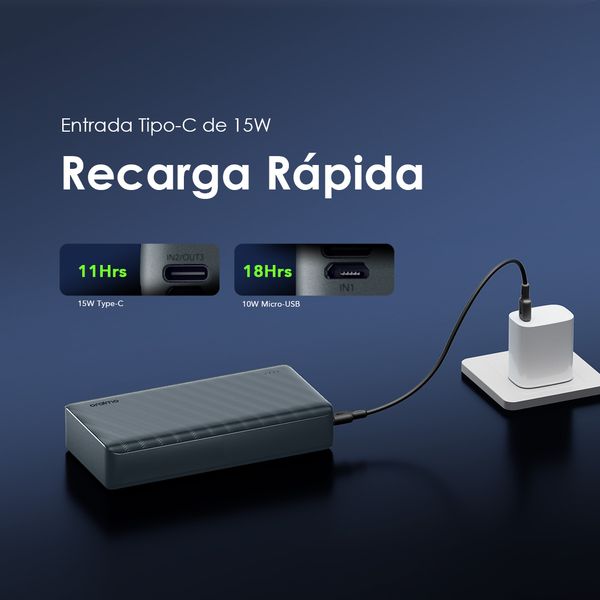 PowerBox 300 Lit Bateria externa de 30000mAh e 15W 3