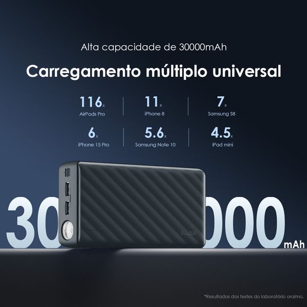 PowerBox 300 Lit Bateria externa de 30000mAh e 15W 4