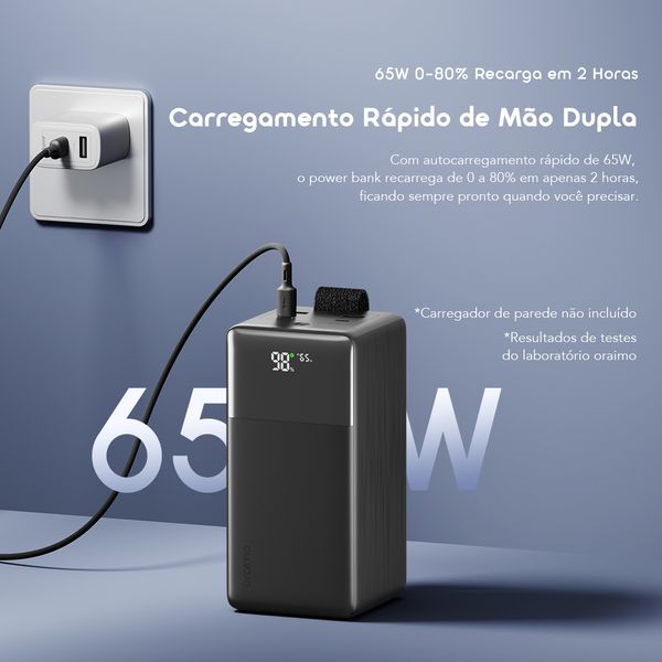 PowerJet 501 Carregamento de 4 dispositivos carrega totalmente o telefone até 11 vezes PowerJet 501 5
