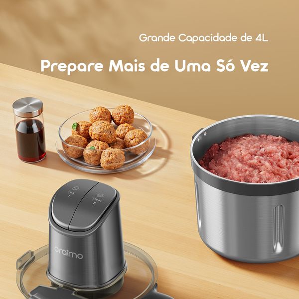 PowerMince Potente picador de carne 2 em 1 de 4 litros 4