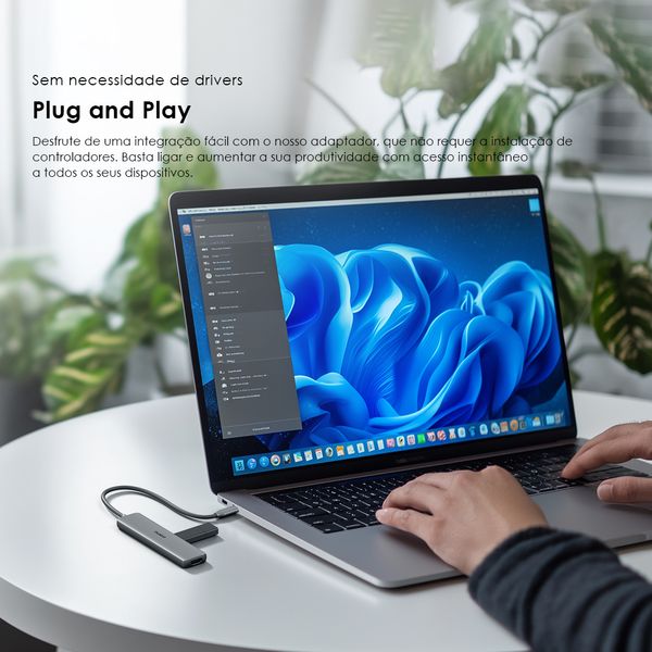 PowerTrans Adaptador multifunções USB-C 7 em 1 10