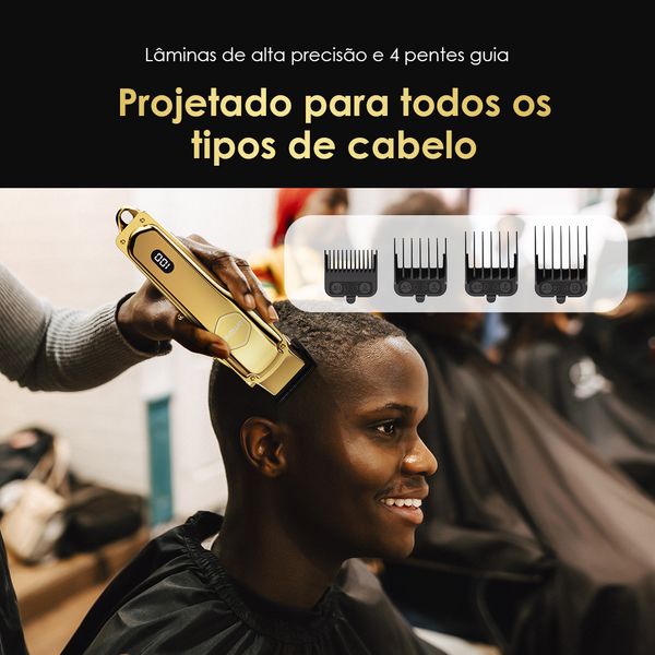 Smart Clipper 2 Gold Cortador de Cabelo Profissional 2
