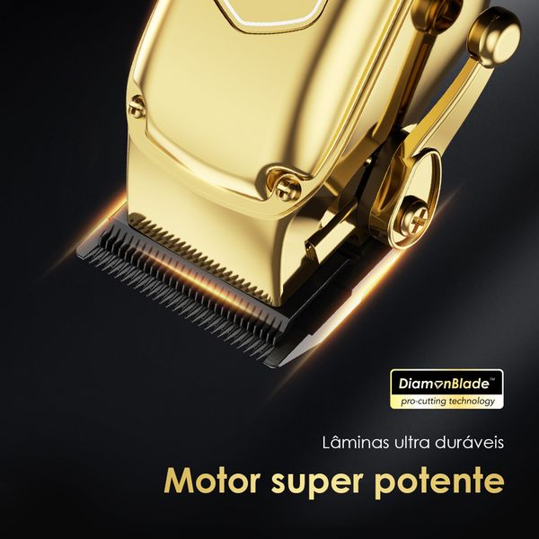 Smart Clipper 2 Gold Cortador de Cabelo Profissional 4