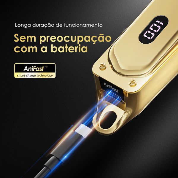 Smart Clipper 2 Gold Cortador de Cabelo Profissional 6
