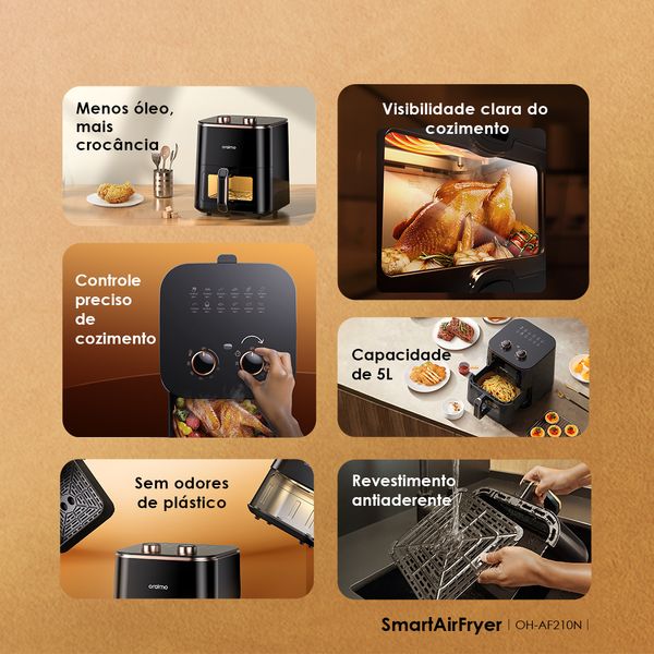 SmartAirFryer 1500W Cooking Visible Smart Air Fryer 2