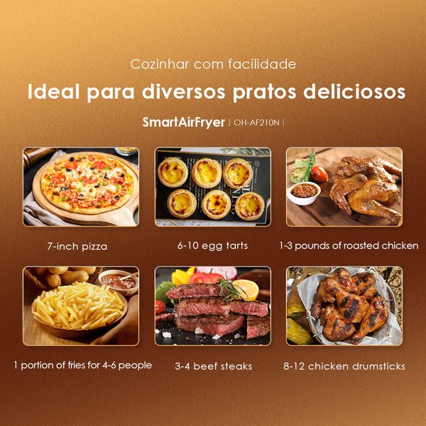 SmartAirFryer 1500W Cooking Visible Smart Air Fryer 6