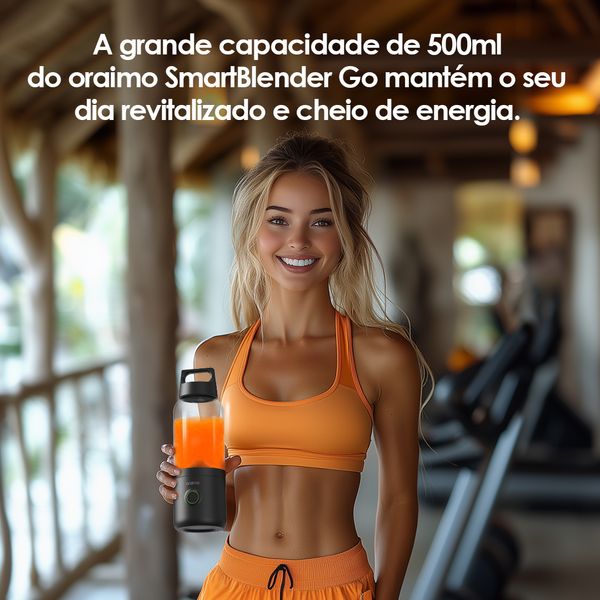 SmartBlender Go 500ML Liquidificador Portátil 4