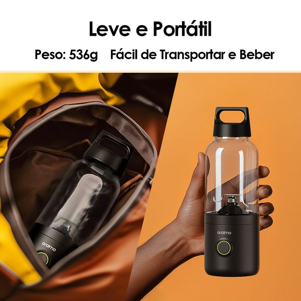 SmartBlender Go 500ML Liquidificador Portátil 5