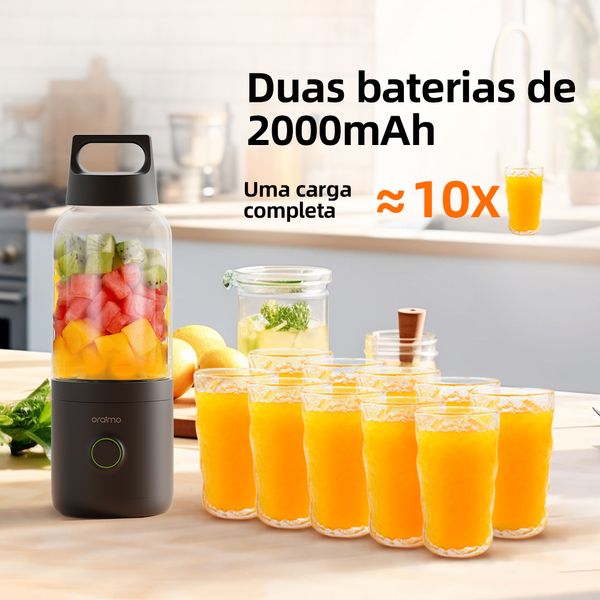 SmartBlender Go 500ML Liquidificador Portátil 7