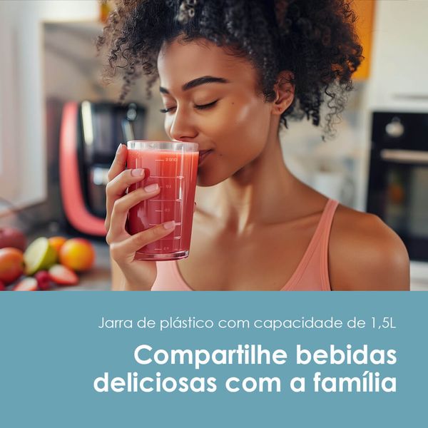 SmartBlender Sleek 1.5L 2 Liquidificador de velocidade 3