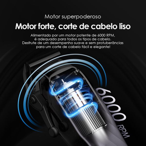 SmartClipper 2C Máquina de Cortar Cabelo Profissional 3
