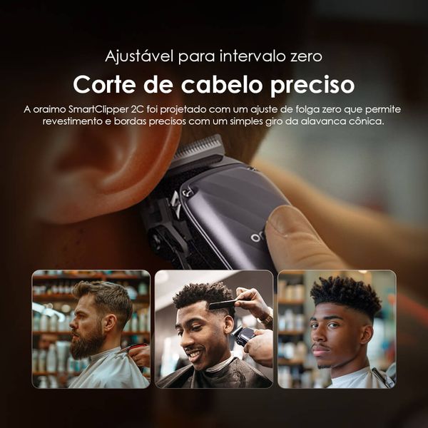 SmartClipper 2C Máquina de Cortar Cabelo Profissional 4