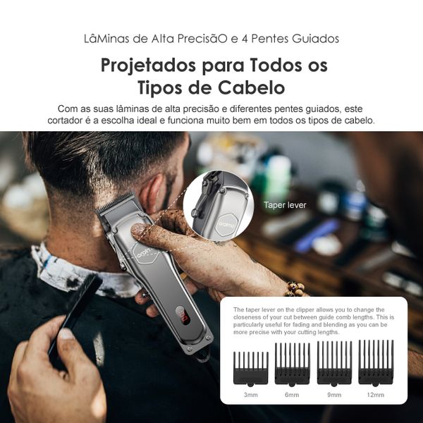 SmartClipper2 Máquina de Cortar Cabelo Profissional 5