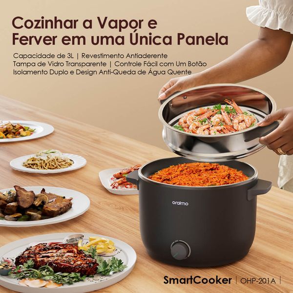 SmartCooker 1000W 3L Fogão Elétrico 2